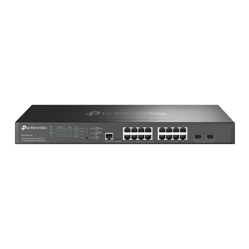 SG3218XP-M2 - switch gigabitowy PoE 8-port + 8 RJ45 + 2 SFP+