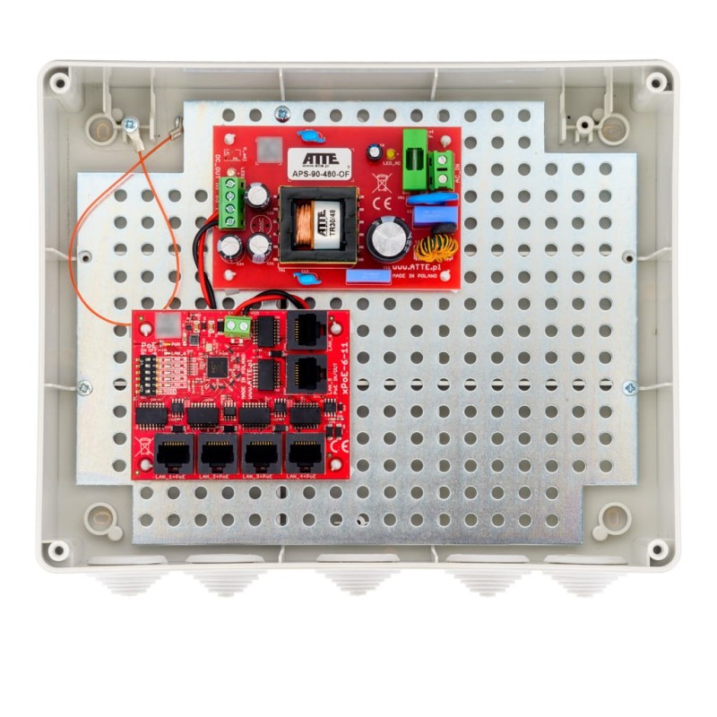 IP-5-11-L3 - switch PoE (extender) 5-port + 1 RJ45