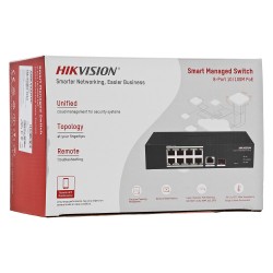 DS-3T1310P-SI/HS - switch przemysłowy PoE 8-port + 1 RJ45 + 1 SFP