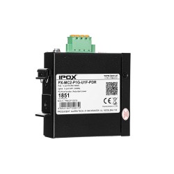 PX-MC2-P1G-U1F-PDR - przemysłowy media konwerter PoE