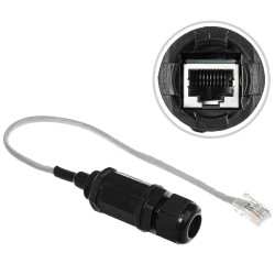 Łącznik kabli sieciowych RJ45 - hermetyczny (IP67)