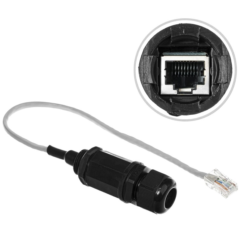 Łącznik kabli sieciowych RJ45 - hermetyczny (IP67)