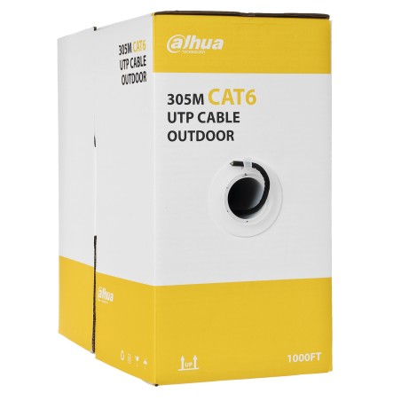 PFM920-6UN - kabel LAN U/UTP kat.6 UV Dahua (305m)