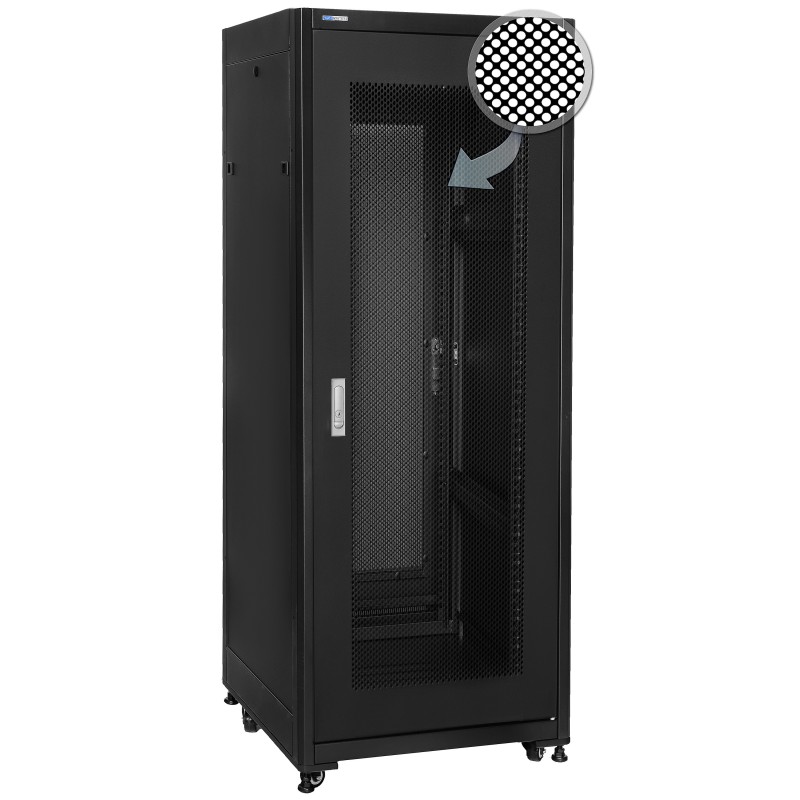 SQ6137DPII - szafa Rack 19'' szybkiego montażu - 600x1000x37U