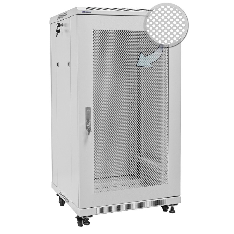 S6618 / S6618DP / S6618DPII - szafa Rack 19" - 600x600x18U