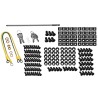 SQ8142 / SQ8142DP(II) / SQ8142DPP - szafa Rack 19'' szybkiego montażu - 800x1000x42U