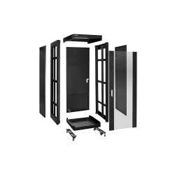 SQ6818(DPII)/B - szafa Rack 19'' seria SQ - 600x800x18U