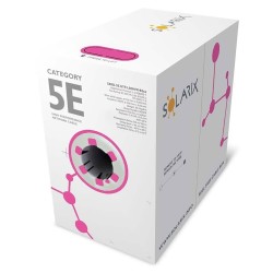 Kabel LAN U/UTP kat.5e Solarix SXKD-5E-UTP-LSOHFR-B2ca (305m)