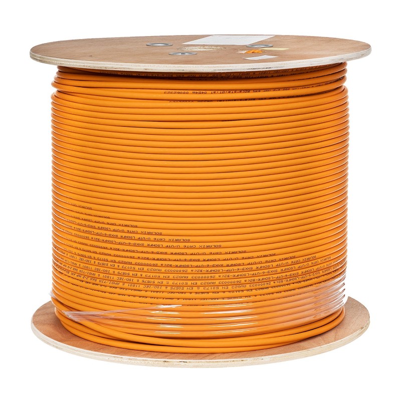 Kabel LAN U/UTP kat.6 Solarix SXKD-6-UTP-LSOHFR-B2ca