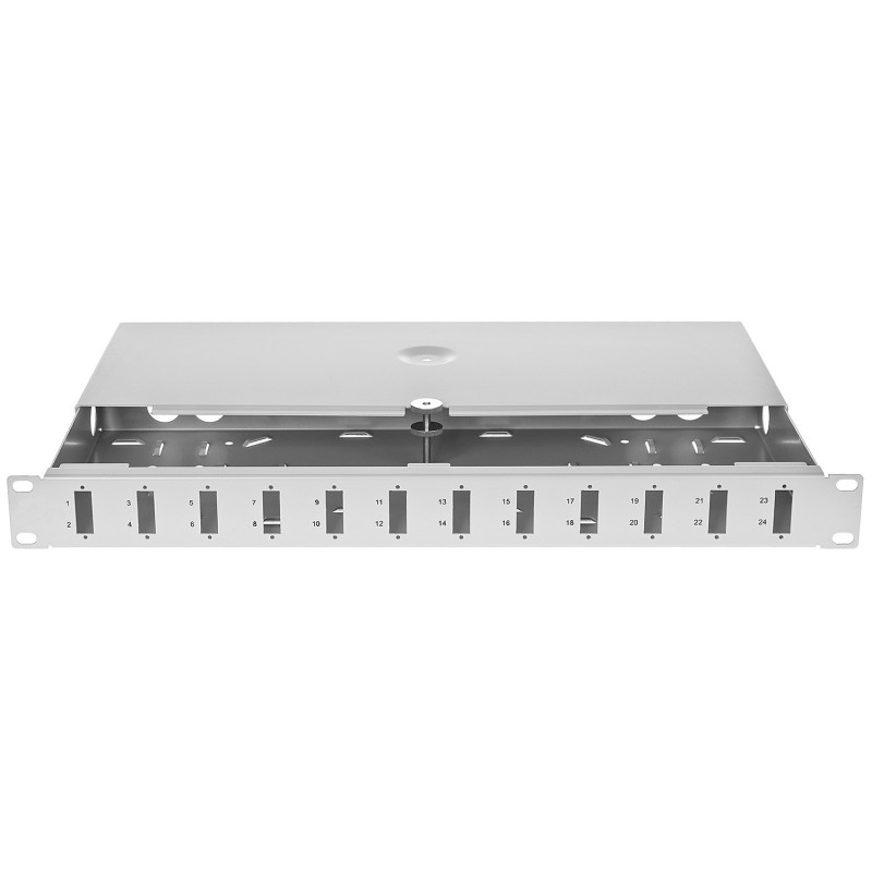 Przełącznica światłowodowa 19" 1U 12xSC duplex