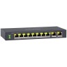 DS-3E1310HP-EI(B) - switch PoE 8-port + 2 RJ45