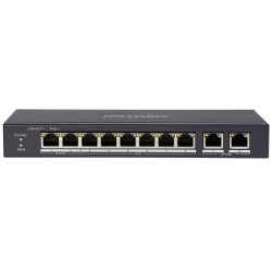 DS-3E1310HP-EI(B) - switch PoE 8-port + 2 RJ45