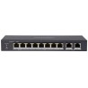 DS-3E1310HP-EI(B) - switch PoE 8-port + 2 RJ45