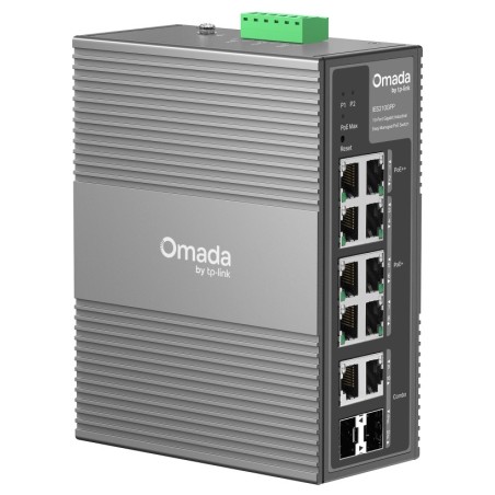 IES210GPP - switch przemysłowy PoE 8-port + 2 RJ45/SFP - combo