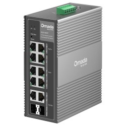 IES210GPP - switch przemysłowy PoE 8-port + 2 RJ45/SFP - combo