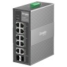 IES210GPP - switch przemysłowy PoE 8-port + 2 RJ45/SFP - combo