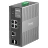IES206GPP - switch przemysłowy PoE 4-port + 1 SFP + 1 RJ45/SFP - combo