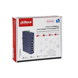 CHS4106-4ET-60 - switch przemysłowy PoE 4-port + 1 RJ45 + 1 SFP