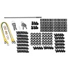 SQ8147DPII/B / SQ8147DPP/B - szafa Rack 19'' szybkiego montażu - 800x1000x47U