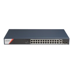 DS-3E1528HP-SI-24P2T2F - switch PoE 24-port + 2 RJ45 + 2 SFP