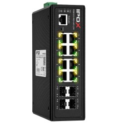 PXIM-S12-P8G-U4F-L2-R - switch przemysłowy gigabitowy PoE 8-port + 4 SFP