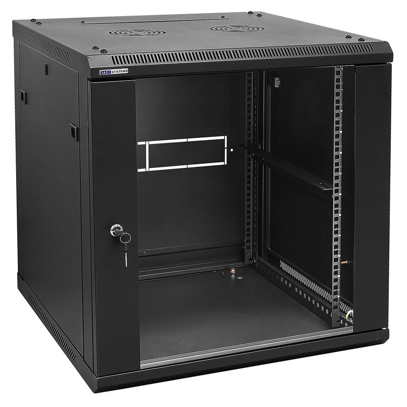 W6612/B / W6612/W / W6612DM/B / W6612DM/W - szafa Rack 19" - 600x600x12U