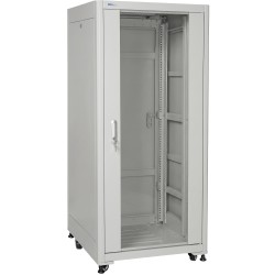 SQ6624/B / SQ6624/W - szafa Rack 19'' szybkiego montażu - 600x600x24U