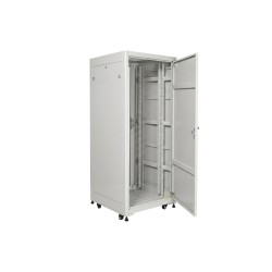 SQ6624/B / SQ6624/W - szafa Rack 19'' szybkiego montażu - 600x600x24U
