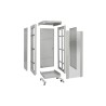 SQ6624/B / SQ6624/W - szafa Rack 19'' szybkiego montażu - 600x600x24U
