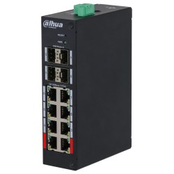 HS4412-8ET-120 - switch przemysłowy PoE 8-port + 4 SFP