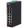 HS4412-8ET-120 - switch przemysłowy PoE 8-port + 4 SFP