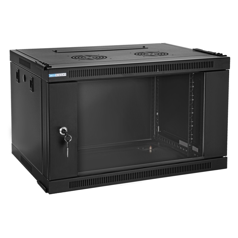 WQ6406/B - szafa Rack 19'' szybkiego montażu - 600×450×6U