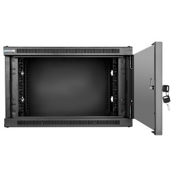 WQ6406/B - szafa Rack 19'' szybkiego montażu - 600×450×6U