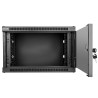 WQ6406/B - szafa Rack 19'' szybkiego montażu - 600×450×6U