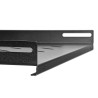 PB450/B / PB450/W / PB600/B / PB600/W - półka stała 19" 1U z mocowaniem bocznym
