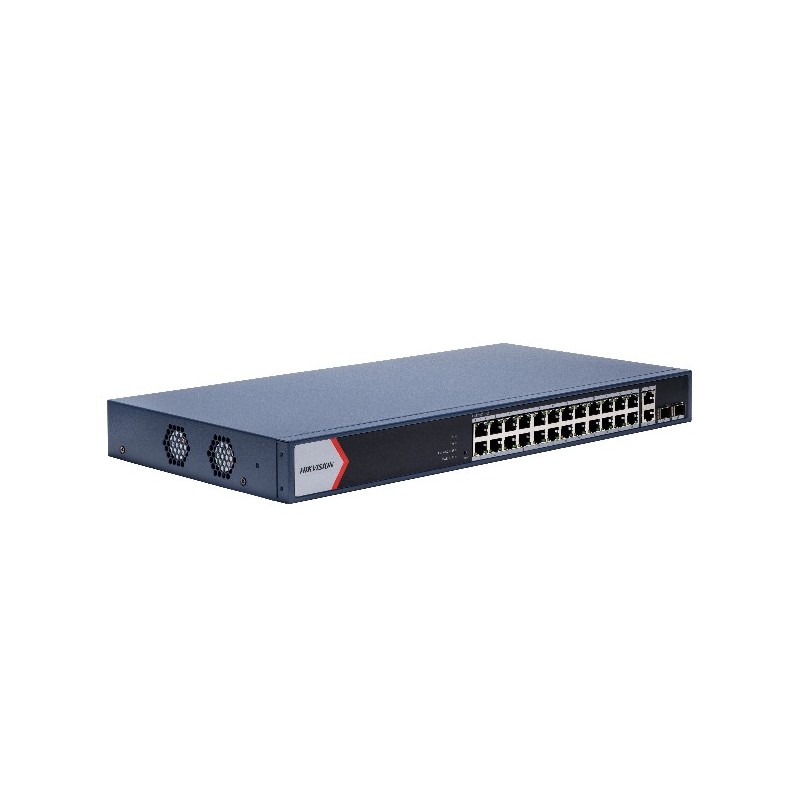 DS-3E1528P-EI - switch PoE 24-port + 2 RJ45 + 2 SFP