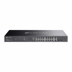 ES220GMP - switch gigabitowy PoE 16-port + 2 RJ45 + 2 SFP