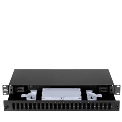 SBF24SCDXWR/B / SBF24SCDXWR/W / SBF24SCDX/B / SBF24SCDX/W - przełącznica światłowodowa 19" 1U 24x&nbspSC duplex