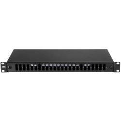 SBF24SCDXWR/B / SBF24SCDXWR/W / SBF24SCDX/B / SBF24SCDX/W - przełącznica światłowodowa 19" 1U 24x&nbspSC duplex