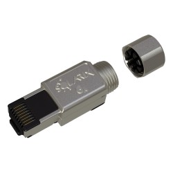 SXRJ45-6A-STP-BK-SA-N - wtyk mechaniczny, ekranowany