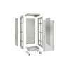 SQ6622 - szafa Rack 19'' szybkiego montażu - 600x600x22U