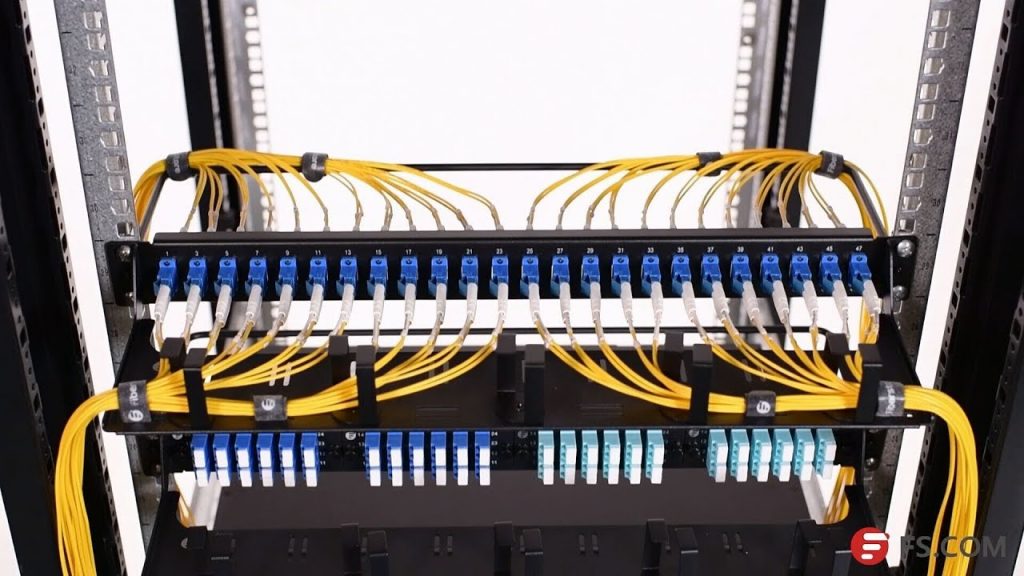 Patch Panel - Okablowanie Światłowodowe Szafy RACK 19